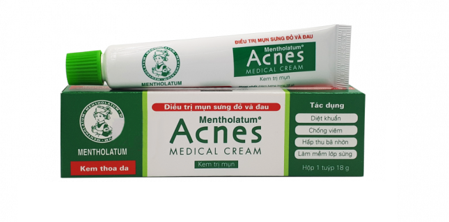Acnes Medical cream - Kem trị mụn ở mông