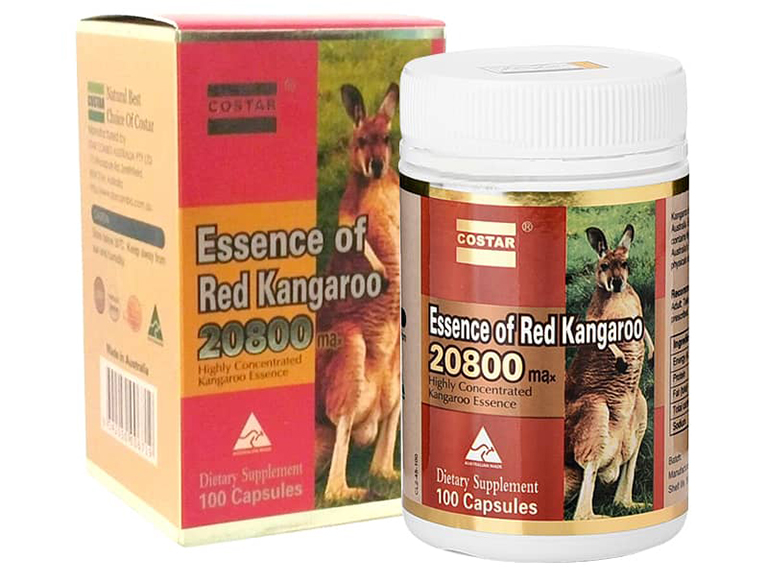 Essence of Red Kangaroo là sản phẩm thuốc bổ thận của Úc được người tiêu dùng đánh giá cao