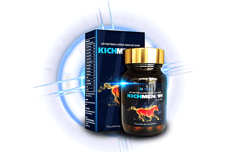 Kichmen 1H là thực phẩm chức năng có tác dụng cải thiện tình trạng các bệnh lý liên quan đến chức năng sinh dục ở nam giới