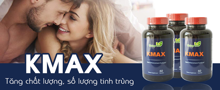 Viên uống Kmax giúp cải thiện chức năng sinh dục ở nam giới