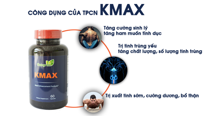 Thực phẩm chức năng Kmax giúp cánh mày râu tìm lại bản lĩnh của phái mạnh trong chuyện chăn gối