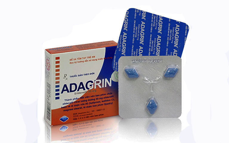 Tìm hiểu những thông tin của thuốc Adagrin: Công dụng, liều dùng, tác dụng phụ và một số lưu ý khác