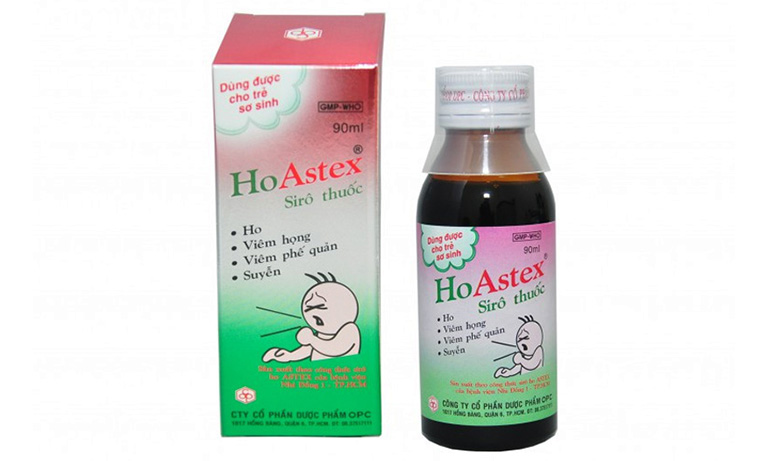 Thuốc siro HoAstex là sản phẩm do Công ty Cổ phần Dược phẩm OPC sản xuất và phân phối độc quyền