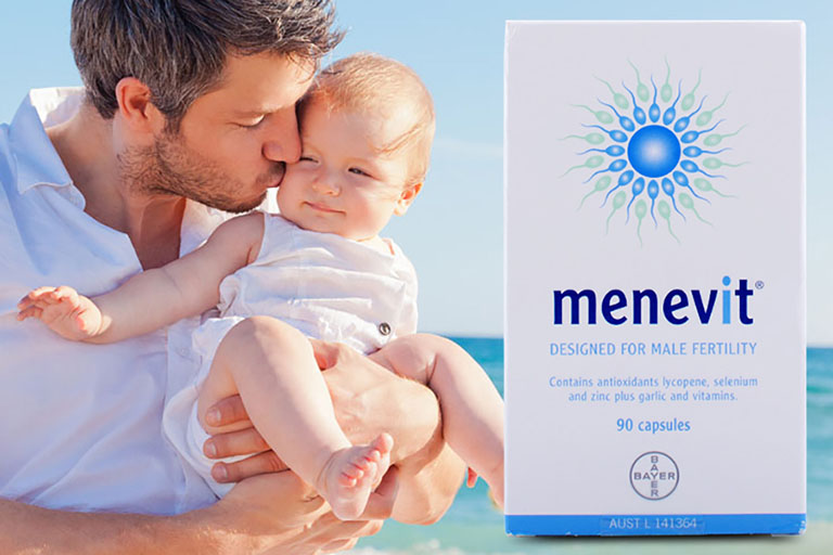 Viên uống Menevit giúp cái thiện chất lượng và số lượng tinh trùng, giúp bảo vệ tinh trùng tránh khỏi một số tác nhân gây hại