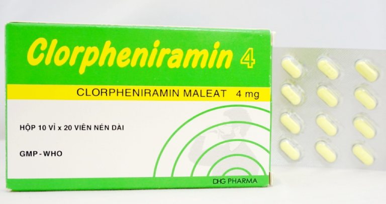 Thuốc Clorpheniramin 4mg
