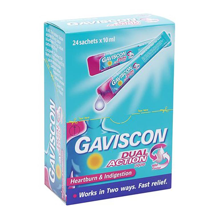 Thuốc Gaviscon phổ biến trong nhiều hiệu thuốc tân dược 