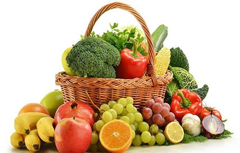Rau củ và trái cây nhiều vitamin tốt cho người bệnh