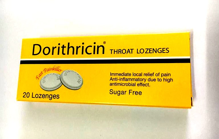 Đau rát họng uống thuốc gì? Dorithricin