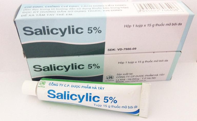 Thuốc Acid salicylic được chỉ định điều trị bệnh á sừng và một số bệnh lý khác về da