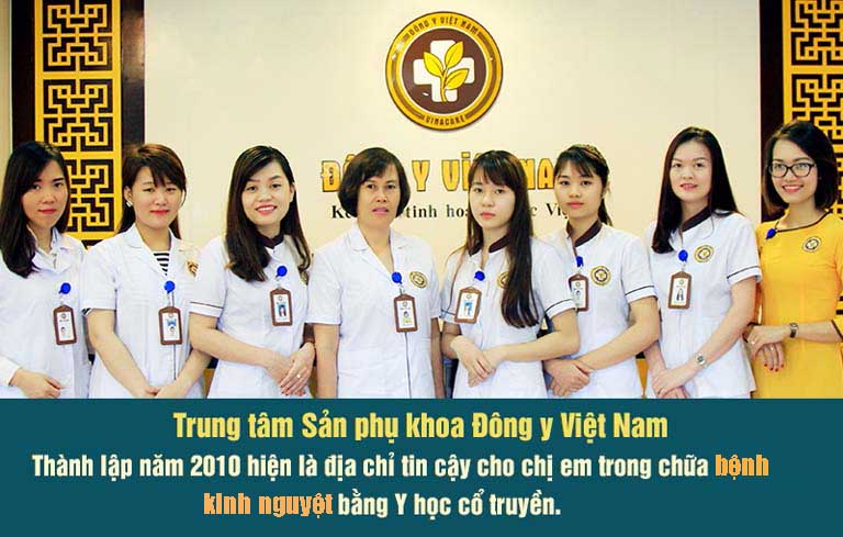 Đội ngũ y bác sĩ của Trung tâm Sản phụ khoa Đông y Việt Nam