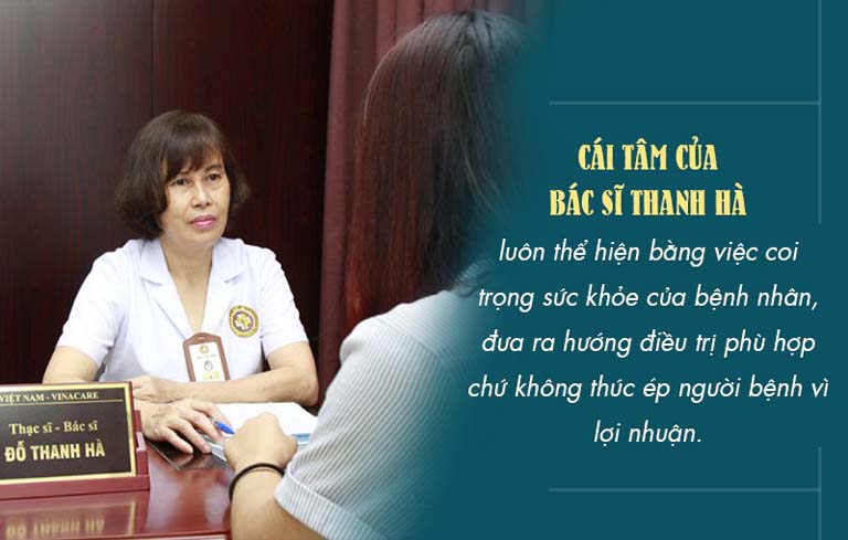 Thạc sĩ, bác sĩ Đỗ Thanh Hà luôn làm việc bằng cái tâm của mình