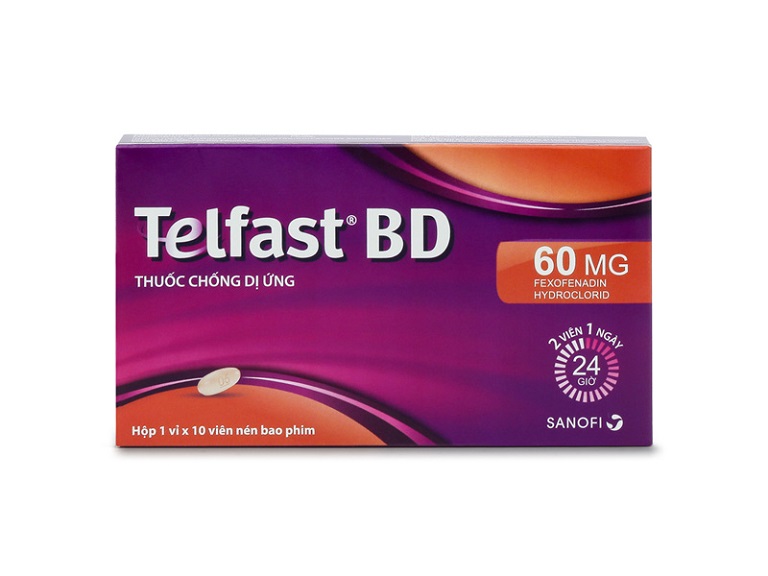Sản phẩm thuốc Telfast BD chữa dị ứng