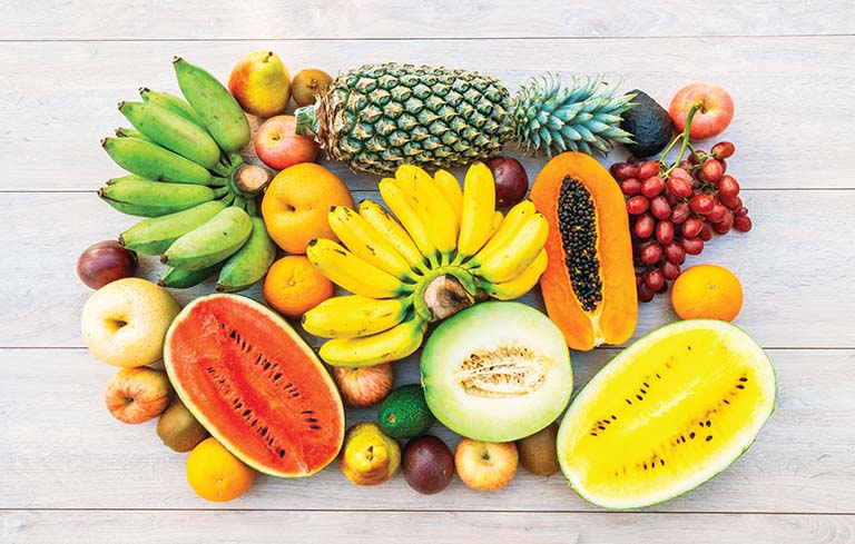 Người bệnh nên ăn nhiều trái cây và rau xanh