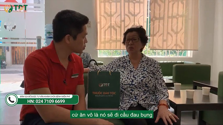 Cô Trương Thị Cúc, TP HCM, 75 tuổi chia sẻ về hành trình điều trị bệnh đại tràng tại Thuốc dân tộc