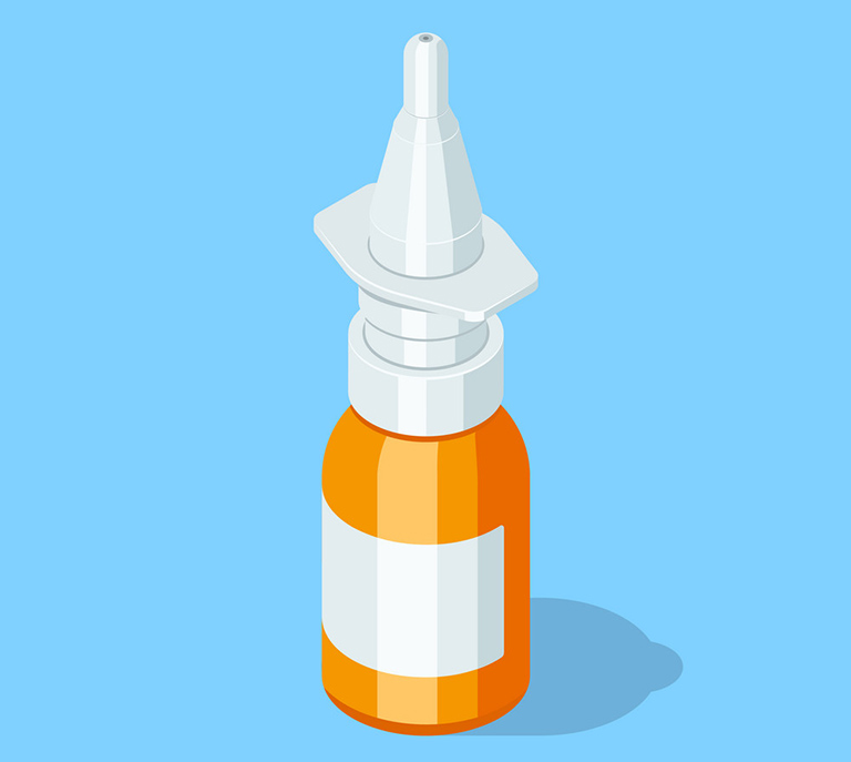 Thuốc steroid dạng xịt là một sản phẩm vừa có tác dụng cải thiện triệu chứng lâm sàng vừa giúp làm teo khối polyp mũi