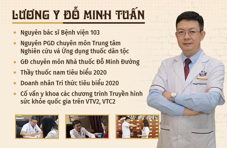 Lương y Đỗ Minh Tuấn hiện đang đảm nhận vị trí Giám đốc Chuyên môn nhà thuốc Đỗ Minh Đường