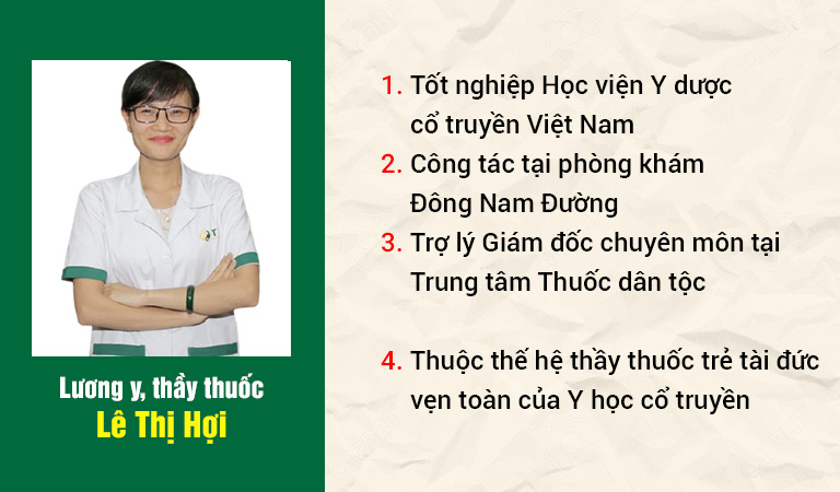Thầy thuốc, lương y Lê Thị Hợi