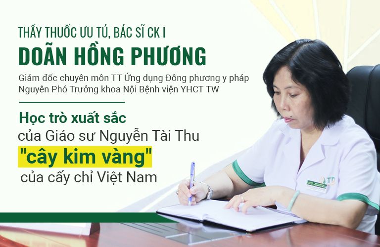 Giám đốc Chuyên môn Trung tâm Đông phương Y pháp (thuộc đơn vị Thuốc Dân Tộc 70 Nguyễn Thị Định)