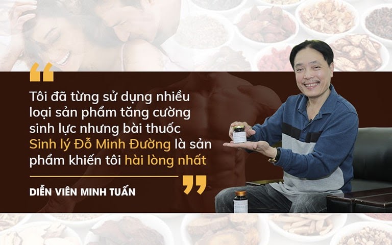 Diễn viên Minh Tuấn dành lời khen cho bài thuốc của Đỗ Minh Đường