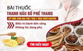 Bài thuốc Thanh Hầu bổ phế thang kế thừa tinh hoa YHCT Triều Nguyễn