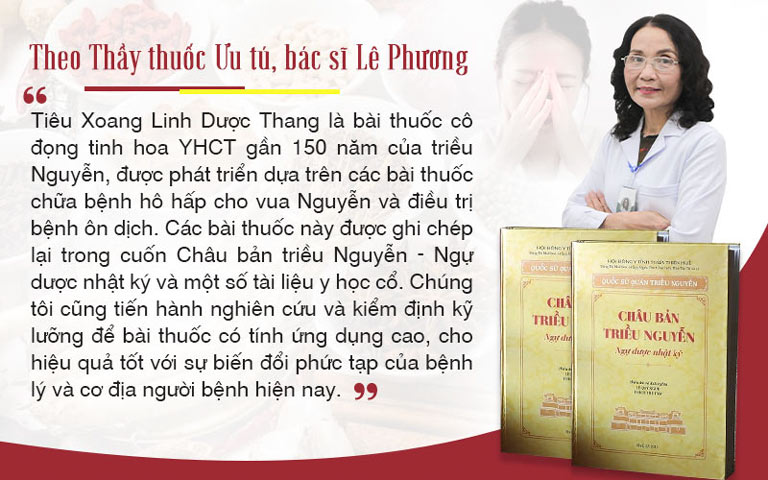 Bác sĩ Lê Phương chia sẻ về quá trình nghiên cứu tTieeu Xoang Linh Dược Thang