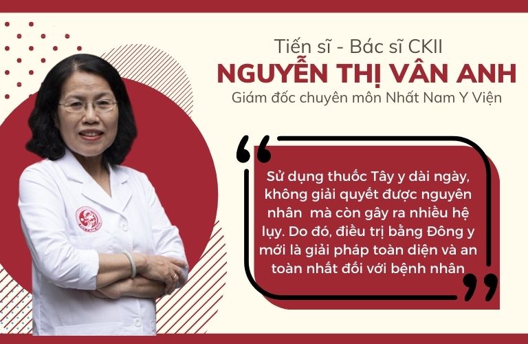 Tiến sĩ, Bác sĩ chuyên khoa II Nguyễn Thị Vân Anh - Giám đốc chuyên môn Nhất Nam Y Viện 