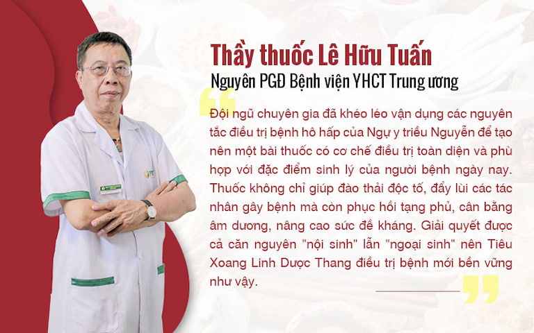 TTƯT.BSCKII Lê Hữu Tuấn (Nguyên PGĐ Chuyên môn Bệnh viện YHCT Trung ương)