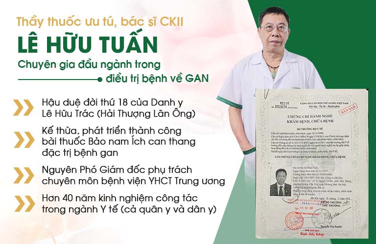 Thông tin Bác sĩ Lê Hữu Tuấn