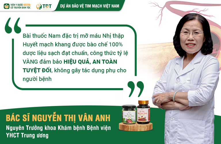 Đánh giá của bác sĩ Vân Anh về bài thuốc Nhị thập Huyết mạch khang